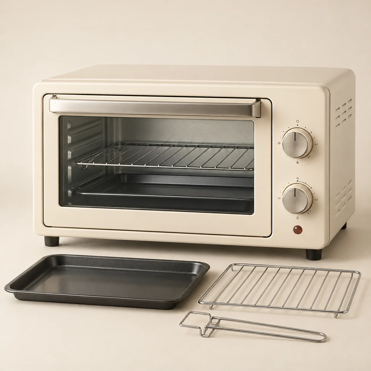 Compact Countertop Oven in Cream