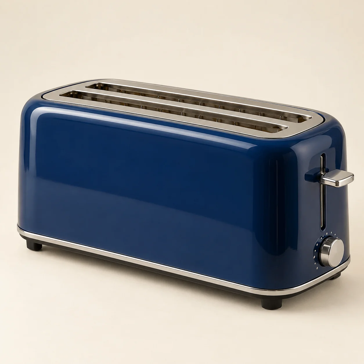 Artisan Long-Slot Toaster in Deep Blue