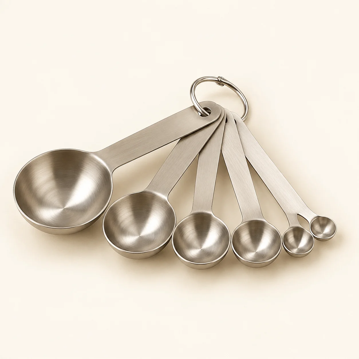 Everyday Measuring Set in Brushed Silver